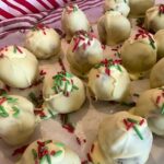 Biscoff Truffles made and on tray