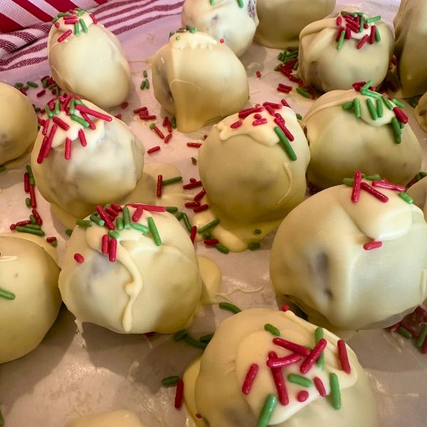 Biscoff Truffles served Biscoff Truffles served