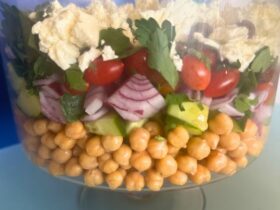 Mediterranean Salad served in bowl