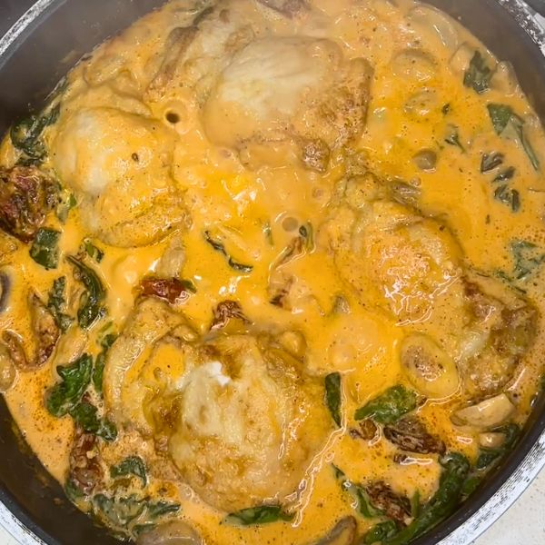 One pan marry me chicken One pan marry me chicken in pan