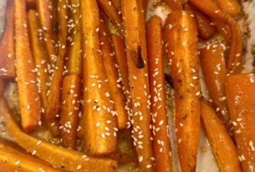Roasted Carrots in dish