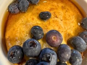 Baked Oates cooked in bowl