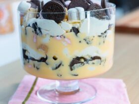 Banoffee Dessert Salad in dish