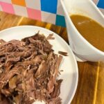 Slow Cooker Lamb Leg on plate