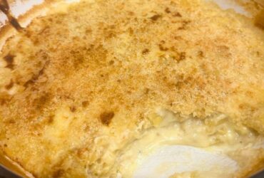 Mac and Cheese in dish