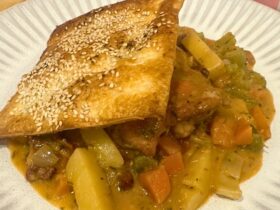 Chicken Pie served on plate