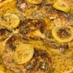Lemon and Garlic Chicken Bake cooked