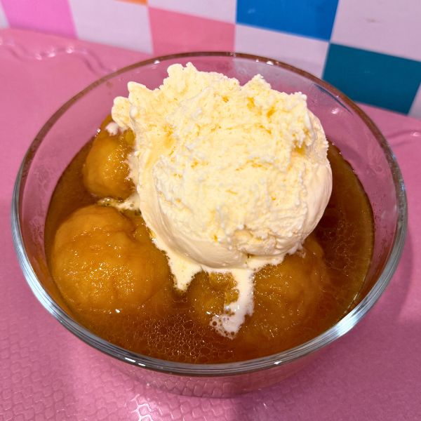 Golden Syrup Dumplings in bowl