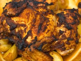 Peri Peri Chicken cooked in dish